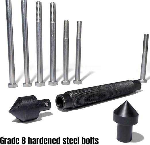 Kit Extractor de Balanceador Armónico Thorstone 46 Piezas — Volante, Cigüeñal y Polea, Color Azul