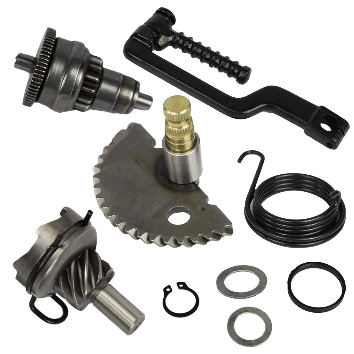 Kit de Repuesto Eje Pedal de Arranque GY6 49cc 50cc 139QMB – Scooter, ATV, Ciclomotor Roketa Taotao Jonway – Incompleto