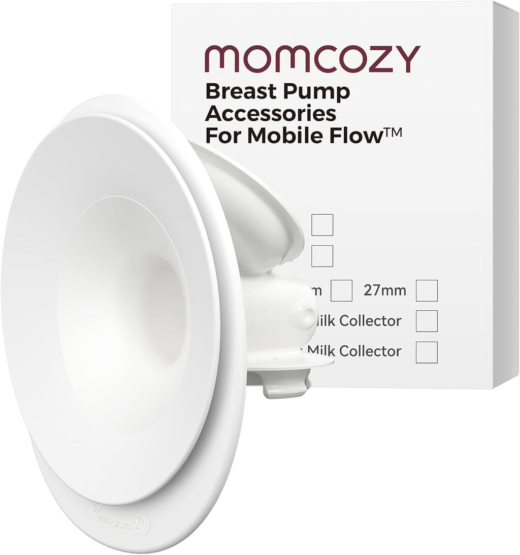 Accesorios Originales Momcozy M9 para Sacaleches | Flange 24mm, Silicona Grado Alimenticio, Sin BPA