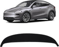 Funda para salpicadero KUST negra compatible con Tesla Model Y Juniper 2025-2026 (solo para Juniper) Accesorios para funda de salpicadero Alfombrilla de poliéster para salpicadero Ajuste personalizado Protector solar para consola central Sin reflejos