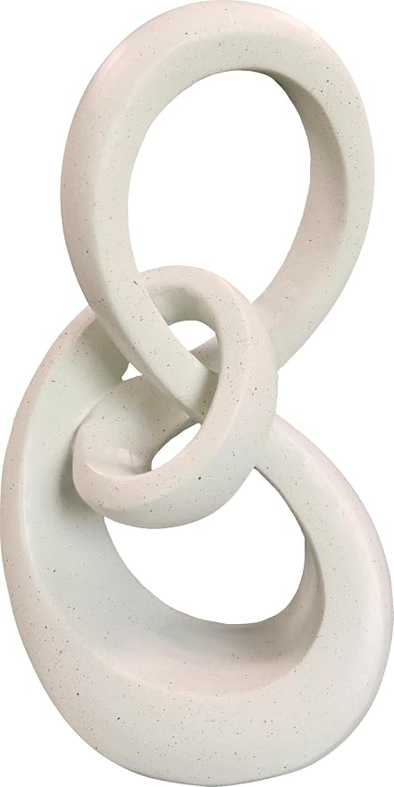 Escultura Decorativa Nota Musical 11.5" – Arte Moderno Abstracto para Hogar, Sala y Escritorio