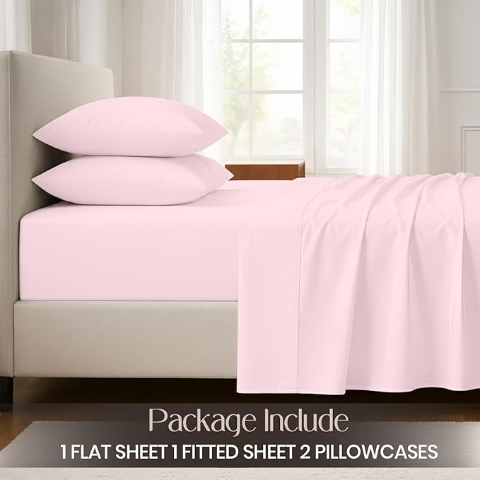 Good Sleep Bedding 600 TC Luxurious Ivory RV King Sheets 72 x 80, 100% Egyptian Cotton 4 Piece Set for RV Mattress, Ultra Soft Camping Sheets, 16" Deep Pocket, 4 Piece