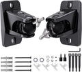 Soporte de Pared Etour para Altavoz Trasero, Soporte Universal para Altavoces Satélite Envolventes Pequeños con Rosca 1/4"-20, M5, M4 y Agujero de Llave, Soporta hasta 5 kg, Compatible Roku, Samsung Q990D, Negro
