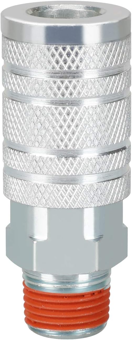 Acoplador de Aire Industrial WYNNsky 1/2" – Rosca NPT Macho, Acero