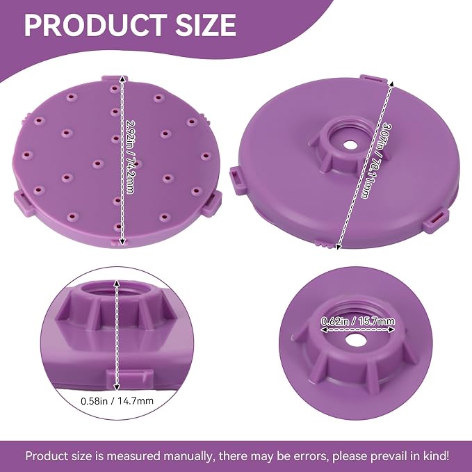 WC-29025 Cabezal Rociador de Repuesto para Cafetera Wilbur Curtis – Compatible con Cafe Pourover, Alpha/G3, Airpot, Thermal y Combo Brewer, Color Morado