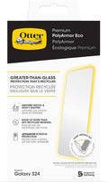 Protector de pantalla OtterBox Polyarmor Premium para Samsung Galaxy S24, claridad vívida, respuesta táctil precisa, fácil instalación.