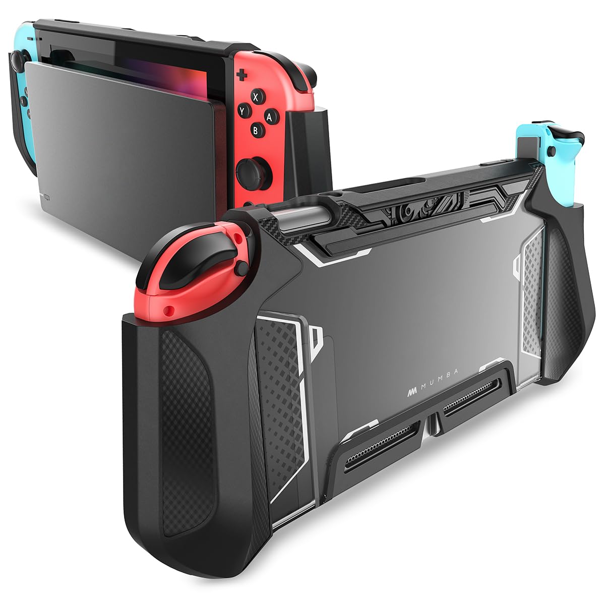 Funda Mumba Blade de TPU para Nintendo Switch 1, Negra