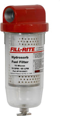 Filtro de Combustible Fill-Rite F1810PC1 – 1", 68 LPM, 10 Micrón con Tazón Transparente