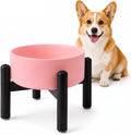 Comedero elevado de cerámica para perros - Comedero alto con soporte de acero inoxidable