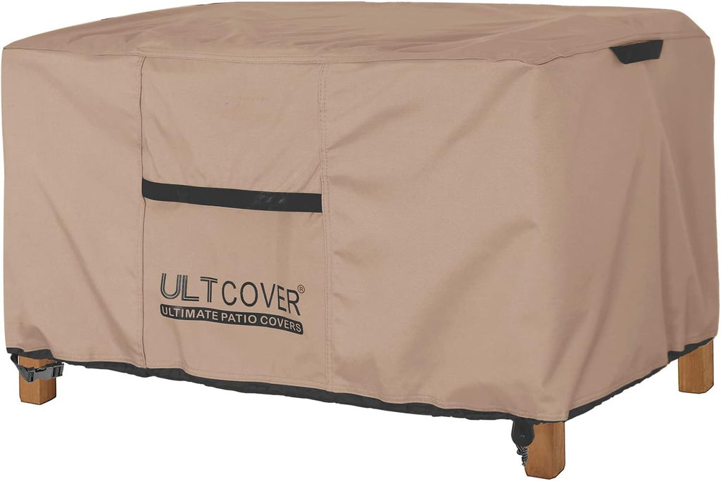 Funda Impermeable para Mesa de Centro Exterior ULTCOVER – 48"x26"x18", Poliéster 600D, Resistente a UV