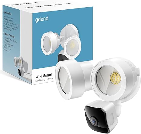 Cámara de Seguridad Exterior con Reflector | 3K UHD | Visión Nocturna a Color | Sirena 105 dB | Compatible con Alexa (Copia)