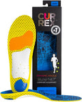 Plantillas CURREX RunPro para zapatillas de running, soportes para el arco plantar que ayudan a reducir la fatiga, prevenir lesiones y mejorar el rendimiento para hombres y mujeres (arco alto, talla mediana).