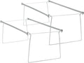 Archivadores colgantes Smead Frames, de acero resistente, tamaño carta, rieles ajustables, paquete de 2 unidades, color gris. Convierten cajones en almacenamiento para carpetas colgantes, ideales para la organización en la oficina, el hogar y el aula.