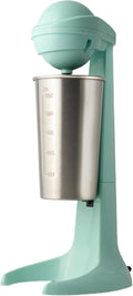 Electric Milkshake Blender & Frother Restaurant Quality Smoothie Maker Easy Clean Drink Blender with 16.9 oz. Stainless Steel Cup