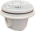 Drenaje principal de piscina de 2 pulgadas, salida de succión doble para piscinas de vinilo/fibra de vidrio, color blanco