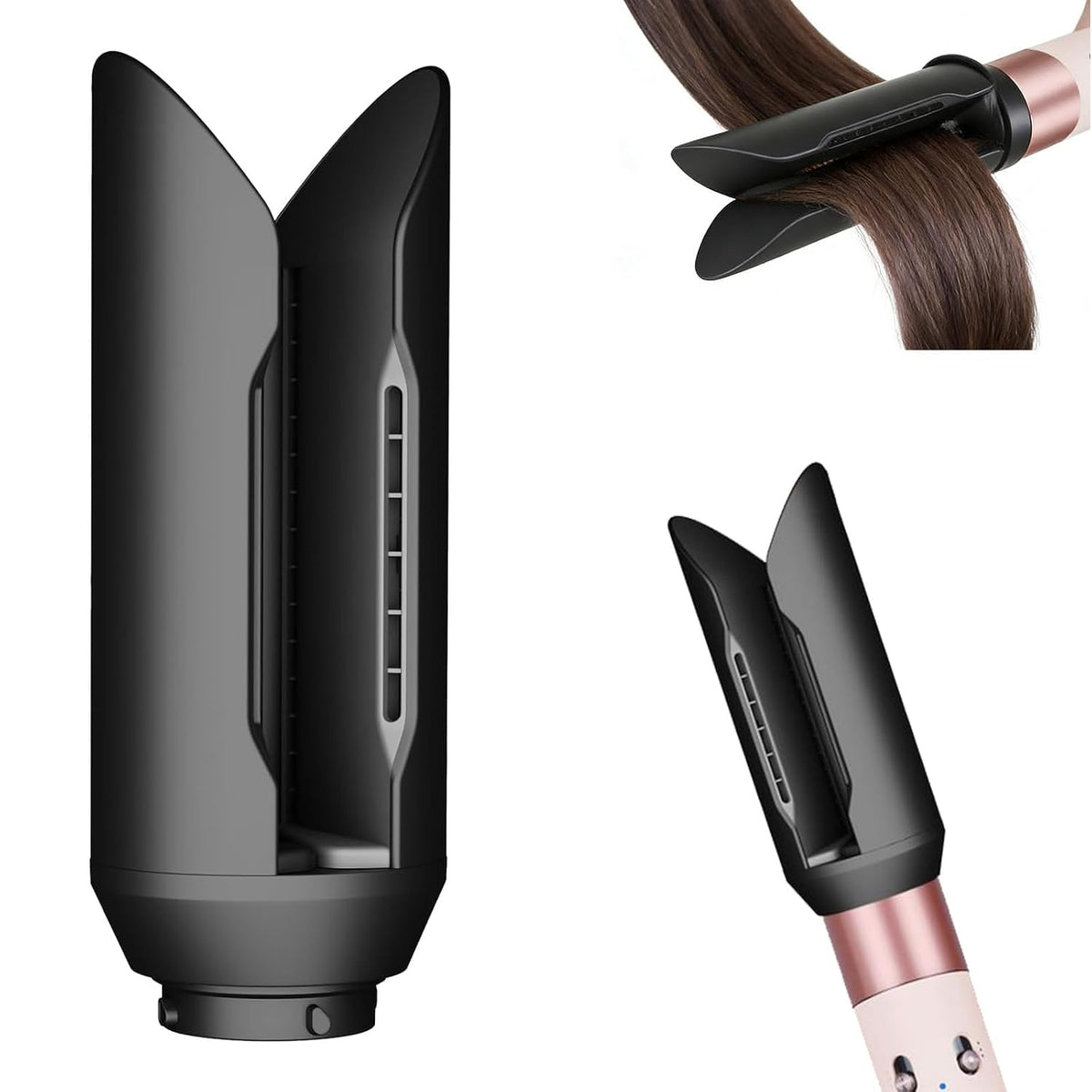 Accesorio alisador de cabello DrFlito compatible con Dyson Airwrap: boquilla de flujo de aire suave para Airwrap HS01, HS05 y HS08. Repuesto para plancha de pelo para un acabado liso y pulido.