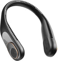 Ventilador portátil de cuello SWEETFULL con refrigeración de 360° y sin aspas | No enreda el cabello - Ventilador portátil recargable por USB de 4000 mAh para viajes, regalos de cumpleaños para hombres, mujeres, mamás y papás.