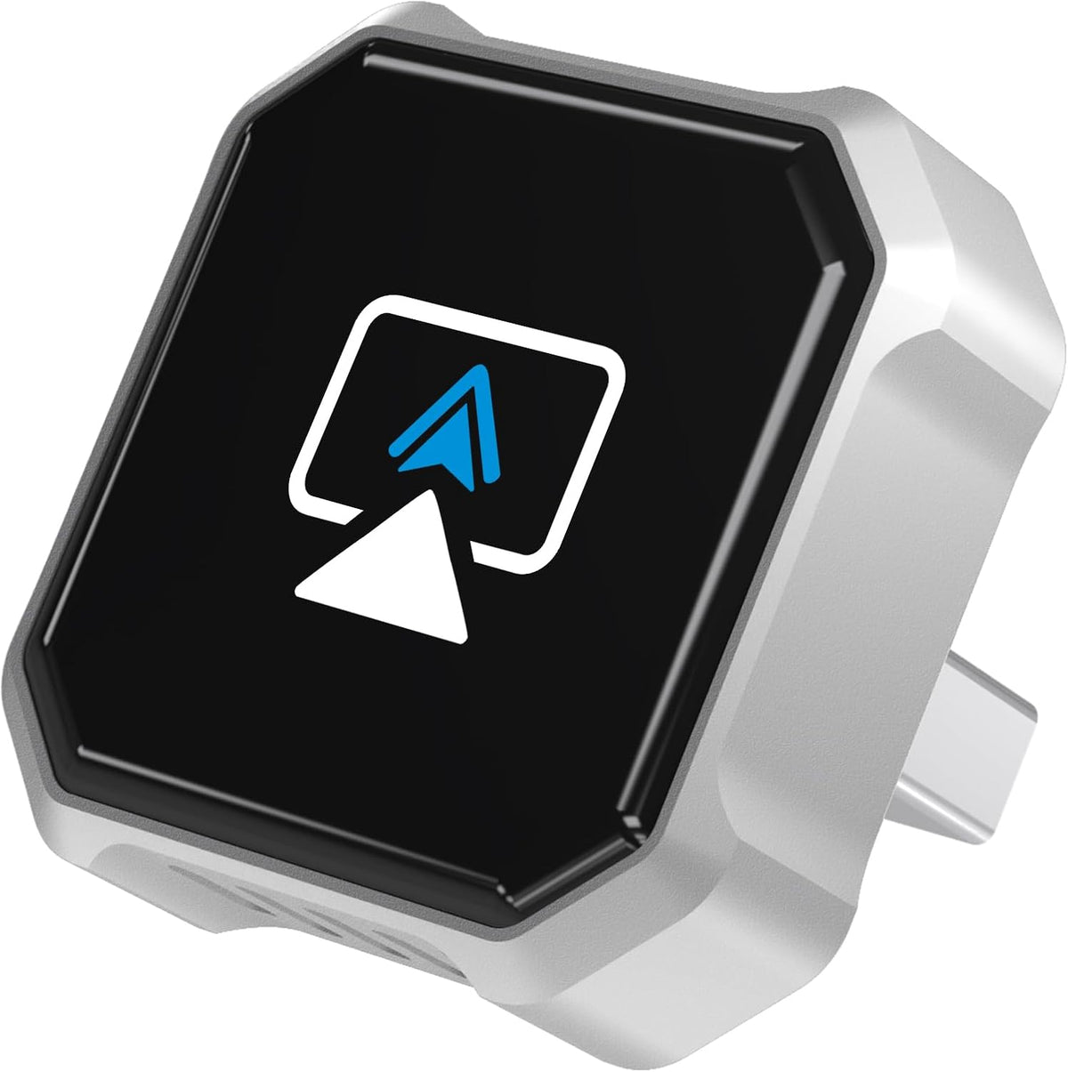 Adaptador inalámbrico CarPlay 4 en 1 - Adaptador de duplicación de pantalla mejorado 2026 para Apple CarPlay, Android Auto, AirPlay y MirrorLink, dongle de duplicación de pantalla para coche, Plug & Play, incluye extensión tipo C