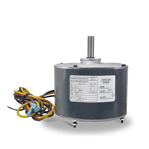 5KCP39EGS070S Motor de ventilador de condensador OEM estándar-1/4 HP 208-230V 1100 RPM compatible con Genteq #3905 reemplaza HC39GE237 HC39GE237A HC39GE236A HC39GE234A Motor de ventilador para unidad de CA inclusivo ance