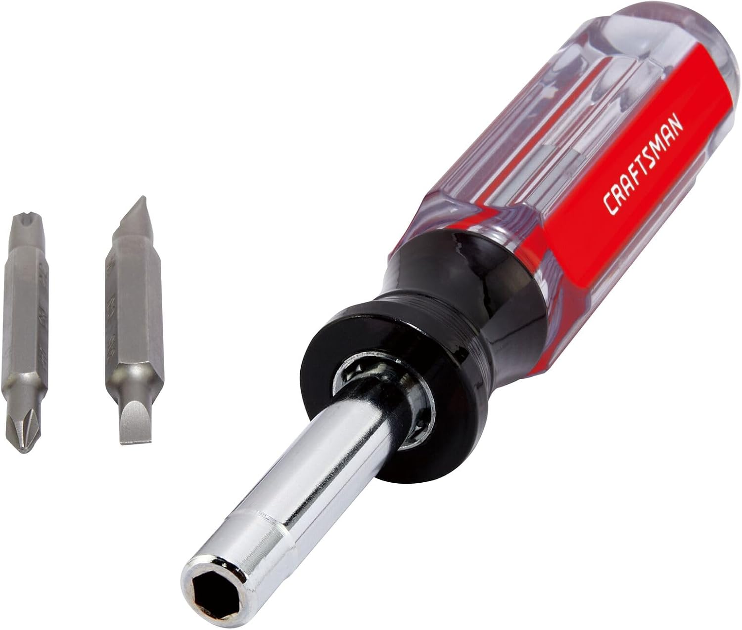 CRAFTSMAN Juego de destornilladores multipuntas, 6 en 1, mango de acetato (CMHT66052)