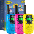 Walkie Talkies para Niños – Alcance 3 Millas, Reducción de Ruido, Resistente a Caídas, 3-9 Años