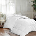 Edredón Martha Stewart de Plumón de Ganso Blanco King | 100% Algodón | Insert de Lujo Hotelero | Hipoalergénico | 68oz Calidez Media Todas las Estaciones