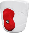 Taza de Café para Escaladores | Agarre de Escalada Real | Cerámica | Regalo Escalada | Blanco y Rojo