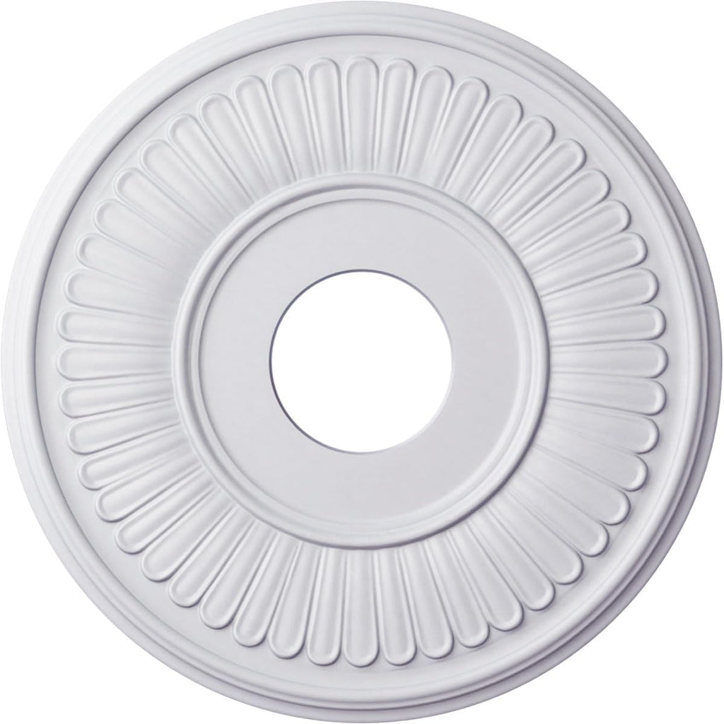 Medallón de Techo Decorativo Berkshire – 15 3/4" Diámetro, Compatible con Doselillos hasta 7" para Lámparas y Ventiladores