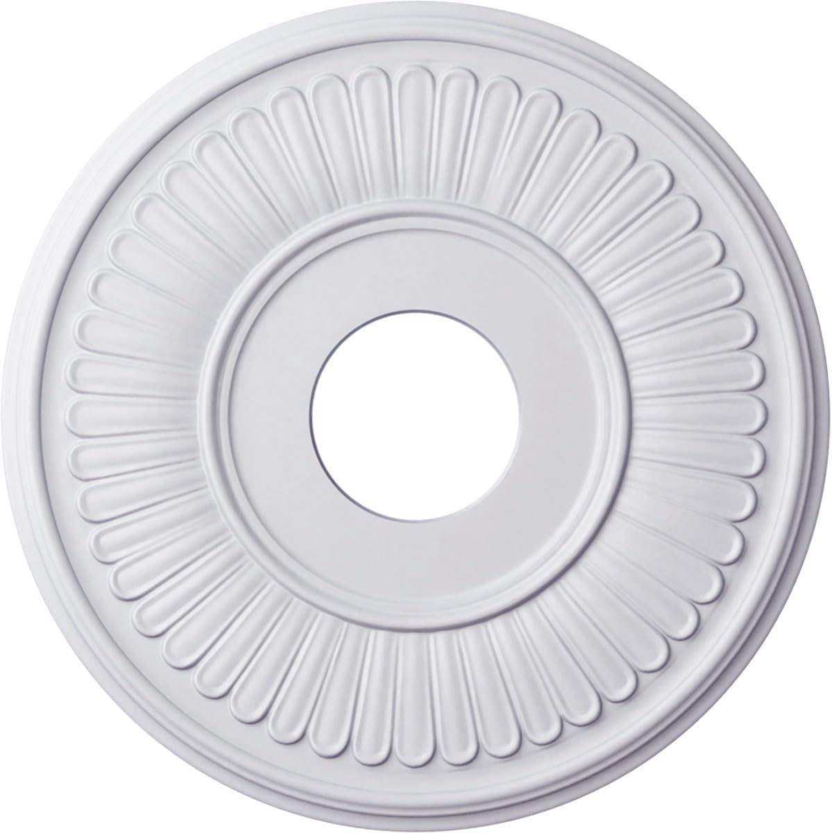 Medallón de Techo Decorativo Berkshire – 15 3/4" Diámetro, Compatible con Doselillos hasta 7" para Lámparas y Ventiladores