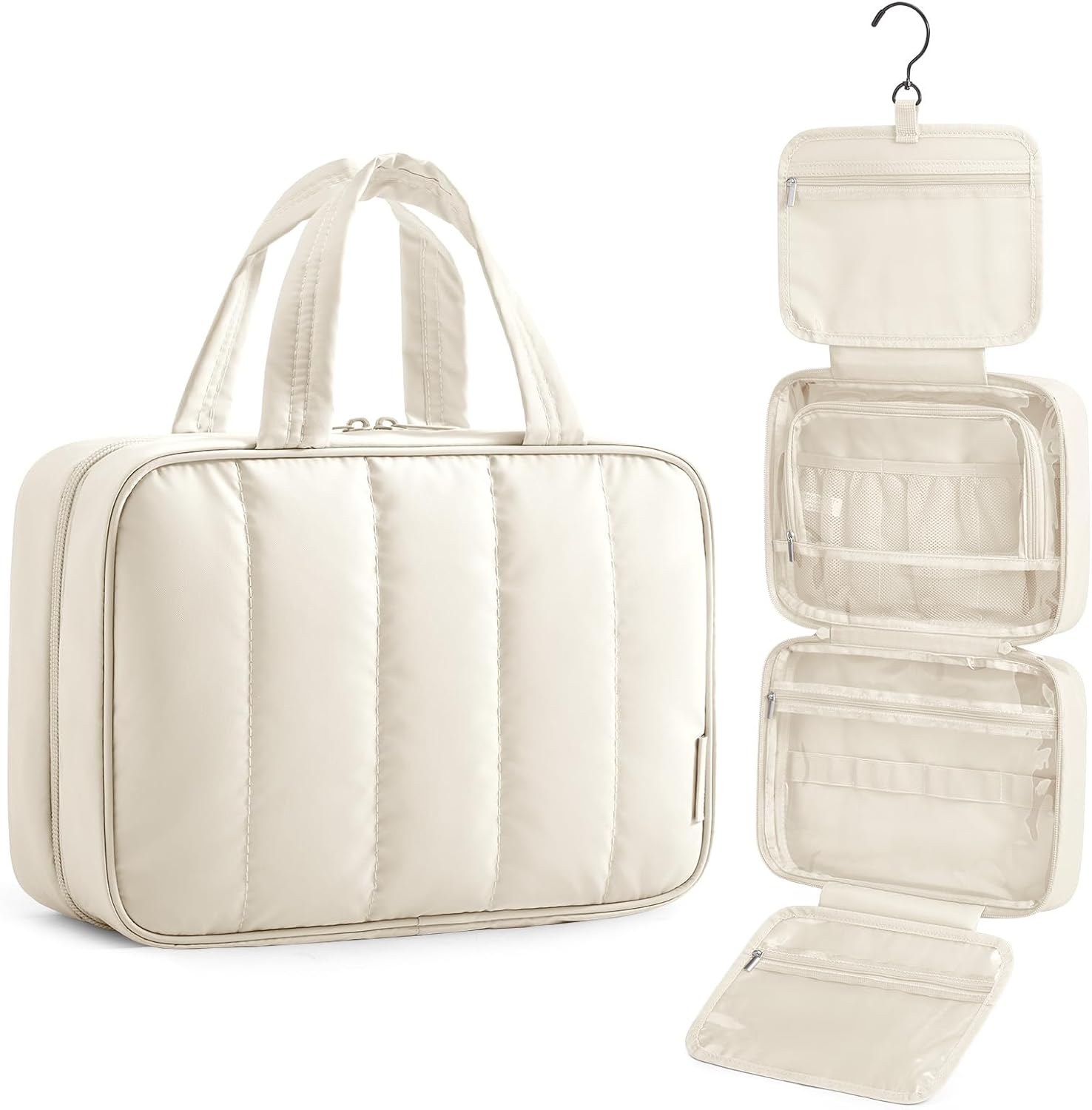 Bolsa de Viaje BAGSMART para Mujer – Organizador Colgante Impermeable para Cosméticos y Accesorios