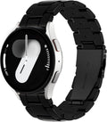 Banda Resina Lerobo Compatible Correas Samsung Watch Mujer Hombre Galaxy Watch 7 6 5 4 40/44 mm, Galaxy Watch 4 6 Clásico 42/46/43/47 mm Galaxy 5 Pro 45 mm Active 2, 20 mm Negro