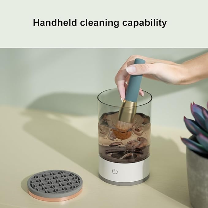 Limpiador Automático de Pinceles de Maquillaje Eléctrico | 7000 RPM | USB