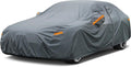 Cubierta para Auto GUNHYI 16 Capas | Impermeable Todo Clima, Uso Rudo Exterior | Ajuste Universal para Sedan | Proteccion contra Sol, Lluvia y Polvo