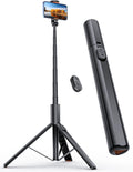 ANXRE Tripode para Celular 71 Pulgadas NT79 | Palo Selfie Extensible con Montura de Camara 1/4 | Soporte con Control Remoto Compatible con iPhone y Android