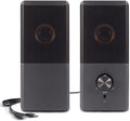 Altavoz para computadora ROSON, compacto, con conector para auriculares, graves mejorados y control de volumen, estéreo 2.0, alimentación USB, entrada auxiliar de 3,5 mm, para portátil, ordenador de escritorio, tableta y teléfono. 