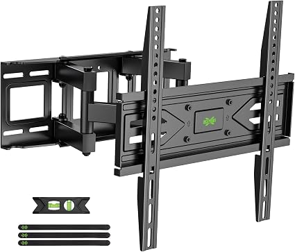 FALTA EL NIVEL - Soporte de pared para TV USX MOUNT de movimiento completo para televisores de 32 a 70 pulgadas y hasta 45 kg (99 lbs), soporte de pared para TV con extensión giratoria suave.