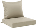 Favoyard Juego de cojines de asiento de patio al aire libre,
