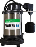 Wayne CDU980ET 3/4 HP Submersible Sump Pump – Cast Iron & Stainless Steel, 5,490 GPH, 5-Year Warranty