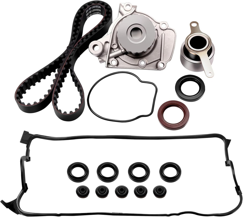 ECCPP Fits for 1996-2000 for 1.6L for Honda CIVIC SOHC TIMING BELT WATER PUMP KIT VALVED16Y5