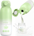 Calienta Biberones Portátil — Presenta Uso, No Afecta su Funcionamiento — 12oz, Doble Modo, Control Inteligente de Temperatura, Verde