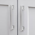 Set de 10 Jaladera para Gabinete VEHCIL Niquel Cepillado 5" (128mm) – Zinc Sólido para Cocina y Baño