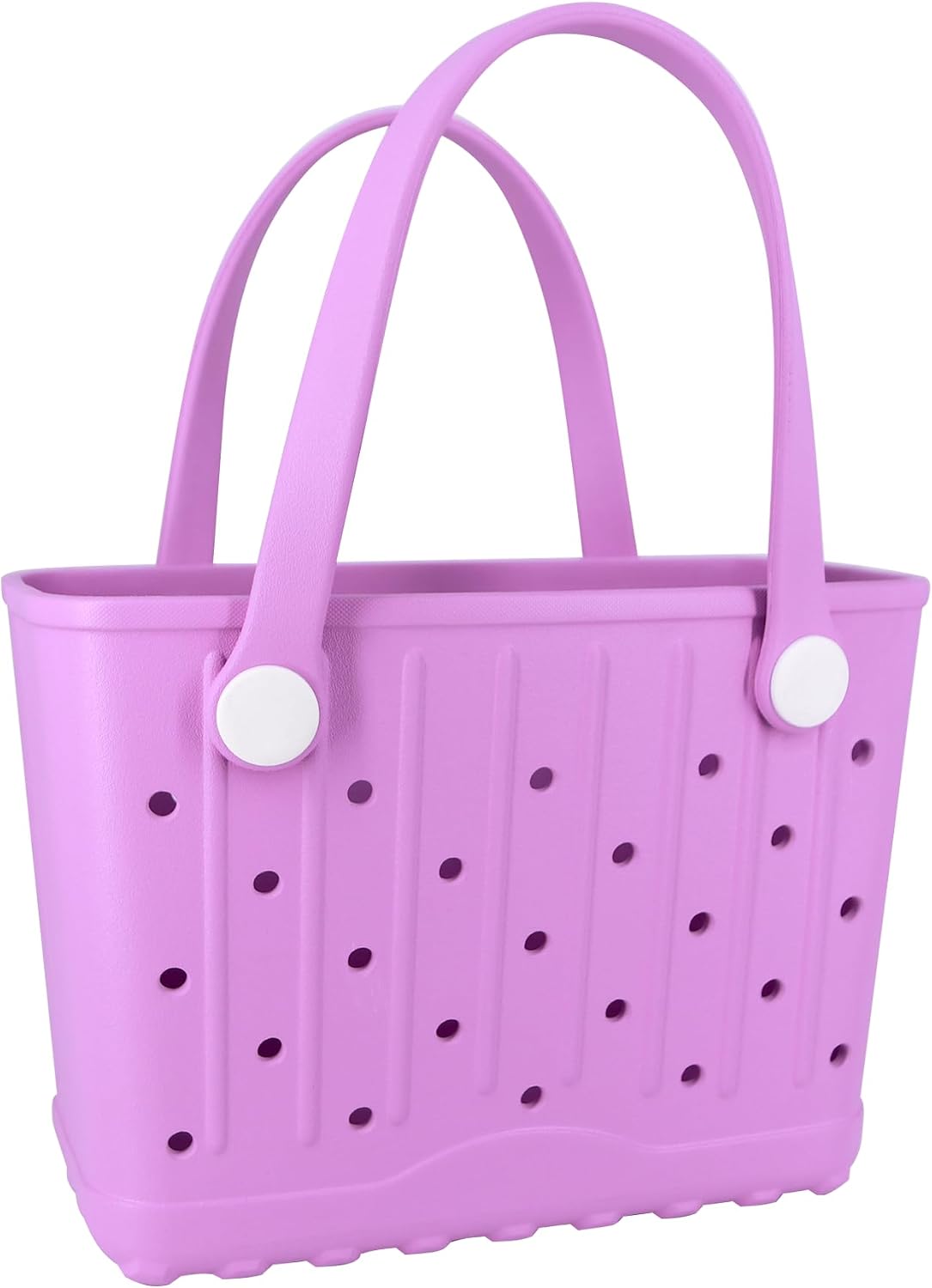 Bolso de mano CXY de goma, pequeño, impermeable y lavable, morado