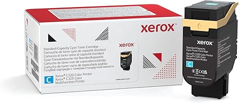 Toner Xerox Original Cyan C320/C325 — 1800 Paginas de Impresion de Alta Calidad