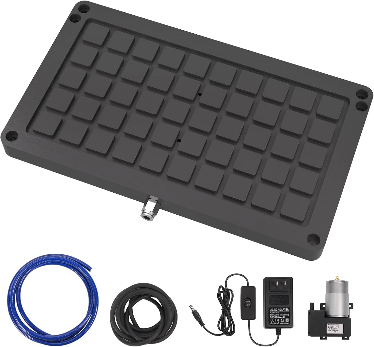 Mesa de Vacío CNC 300x180mm para 3018 Pro Max y Pro Ultra – Sujeción sin Marcas para Grabado y Fresado