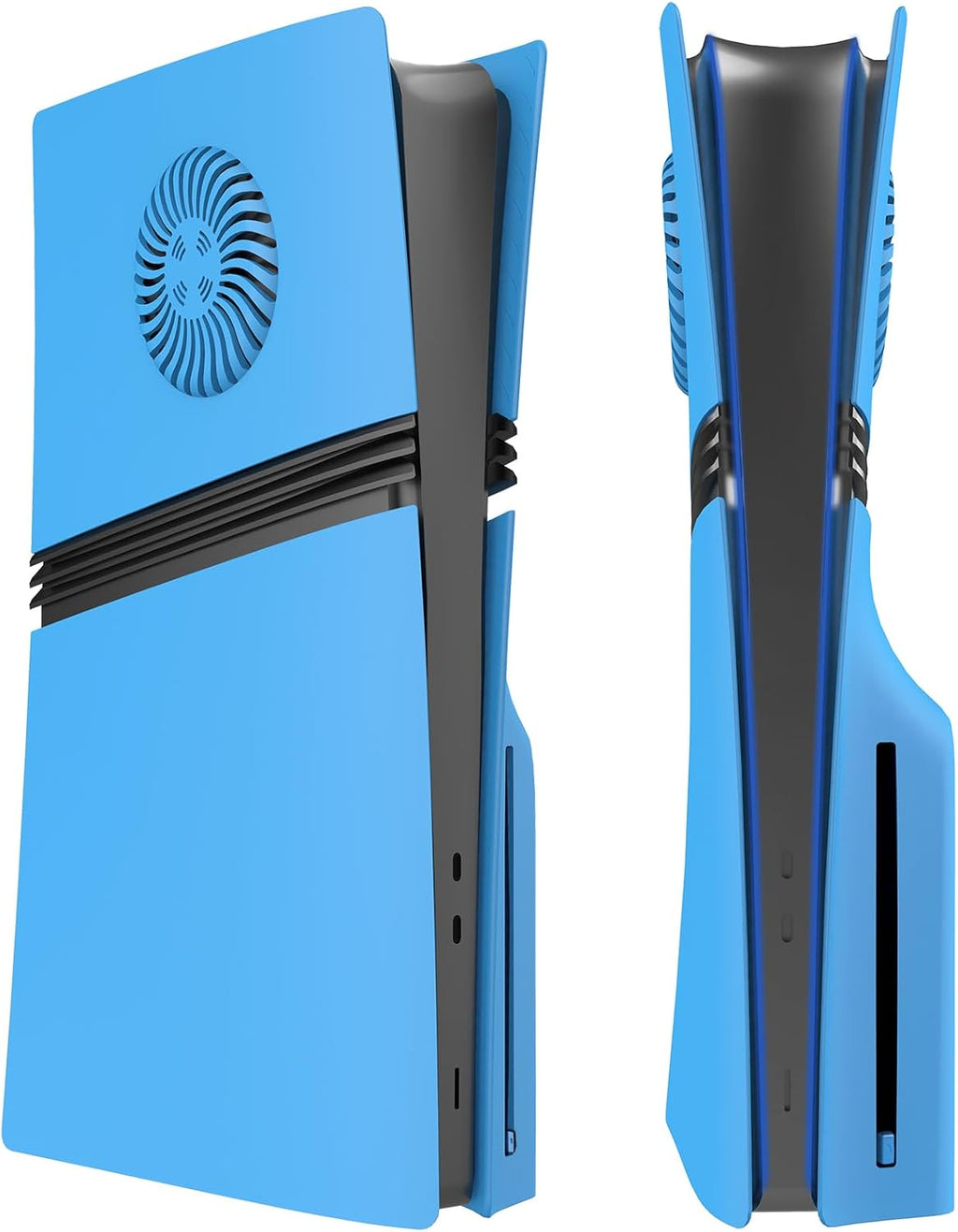 Faceplates de Repuesto para PS5 Pro Disc Edition – Ventilación, Mate, Azul Starlight, Sin Herramientas