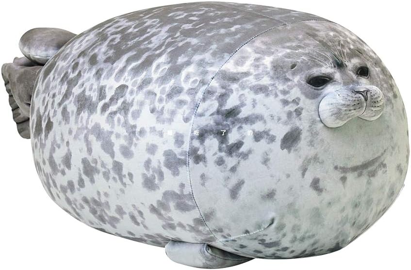Almohada de foca adorable, almohada de peluche de foca regordeta