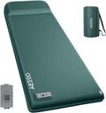 Colchoneta autoinflable OGERY con bomba eléctrica, colchoneta de camping de espuma viscoelástica ultragruesa de 8 cm (3,15"), colchón de camping para 4 estaciones con almohada incorporada, equipo esencial para acampar en tienda de campaña, viajes y coche.