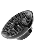 Difusor para Secador de Cabello | Accesorio Universal para Cabello Rizado | Compatible con Secadores de 3.8-6.3 cm | Para Cabello Largo y Ondulado (Negro)
