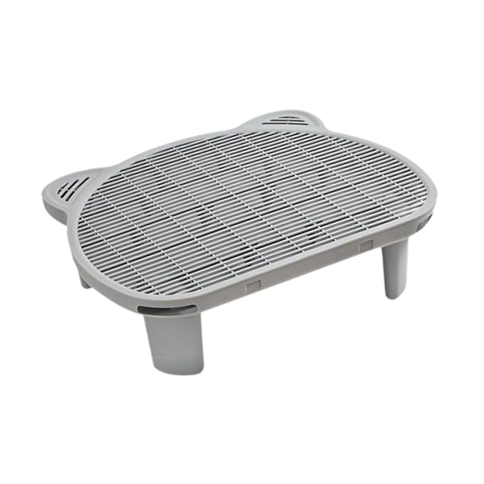 Alfombrilla antideslizante reutilizable para arena de gato, para atrapar la arena de gatos, para mascotas, color gris | Artículos para mascotas | Areneros | 1 alfombrilla para arena de gato