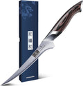 HOSHANHO Fillet Knife 7 Inch, Super Sharp Boning Knife in High Carbon Stainless Steel, Professional Japanese Fish Knives for Meat Poultry Cutting